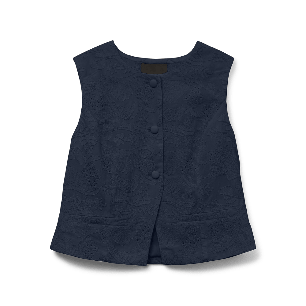 Vero Moda Eline Short Embroidered Waistcoat